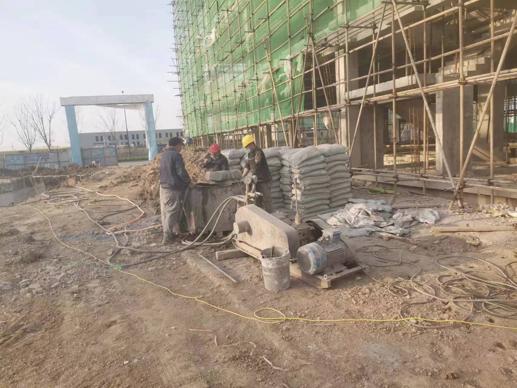 竟陵街道别墅下沉注浆